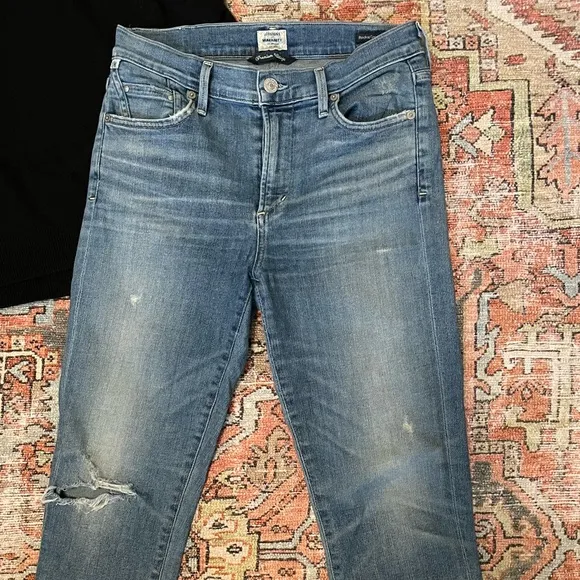 Citizen High Rise Skinny Rocket Crop Jeans