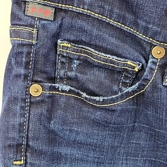 Citizens of Humanity Mid Rise Slim Straight Jeans Dk Wash Size 27