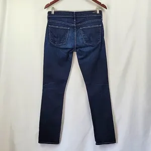 Citizens of Humanity Mid Rise Slim Straight Jeans Dk Wash Size 27