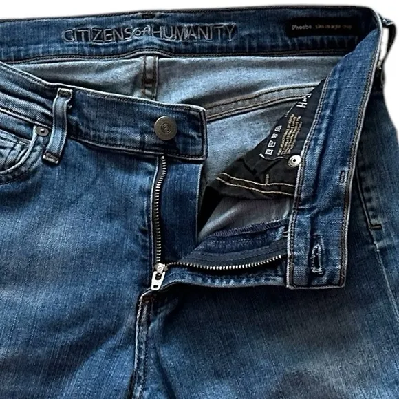 Citizens of Humanity Phoebe Slim Straight Crop Jeans Size 27 Preowned EUC
