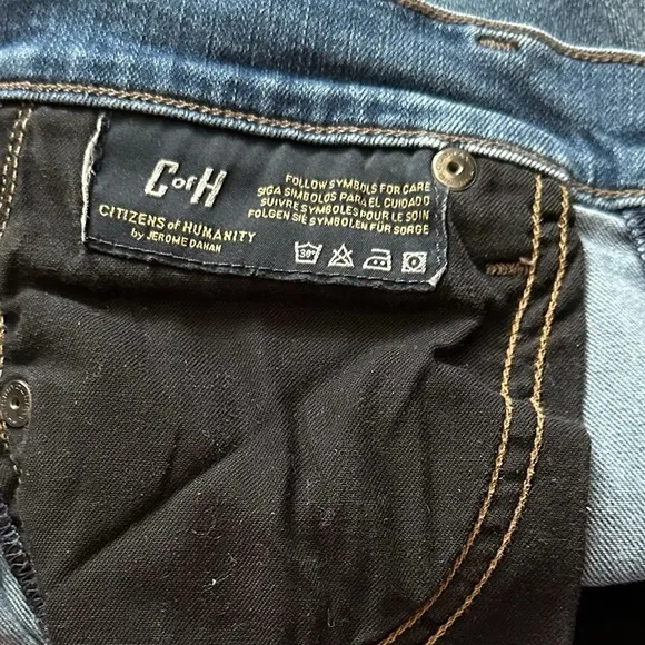 Citizens of Humanity Phoebe Slim Straight Crop Jeans Size 27 Preowned EUC
