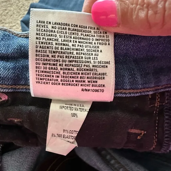 Citizens of Humanity Phoebe Slim Straight Crop Jeans Size 27 Preowned EUC