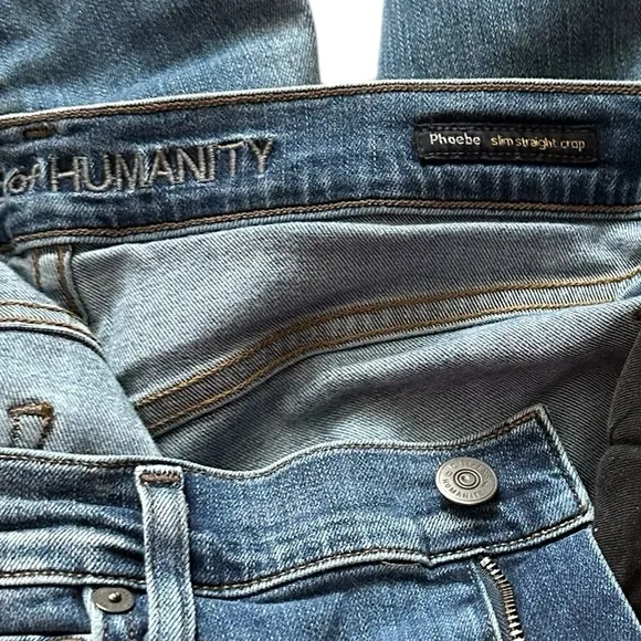Citizens of Humanity Phoebe Slim Straight Crop Jeans Size 27 Preowned EUC