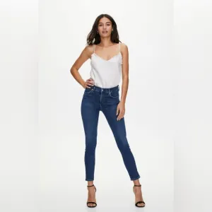 Citizens Of Humanity Rocket Jeans Women's 28 Blue Denim High-Rise Crop Skinny