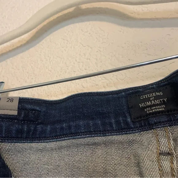 Citizens Of Humanity Rocket Jeans Women's 28 Blue Denim High-Rise Crop Skinny