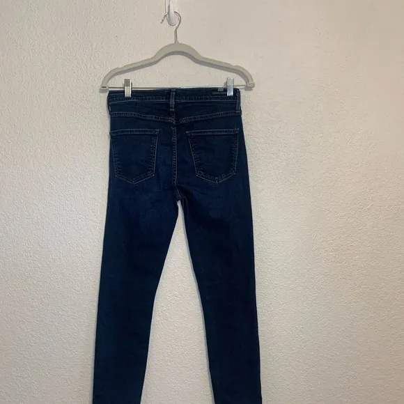 Citizens Of Humanity Rocket Jeans Women's 28 Blue Denim High-Rise Crop Skinny