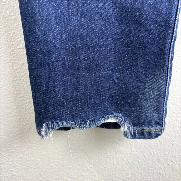 Citizens of Humanity‎ Size 28 Harlow Ankle High Rise Slim Denim Jeans Frayed Hem