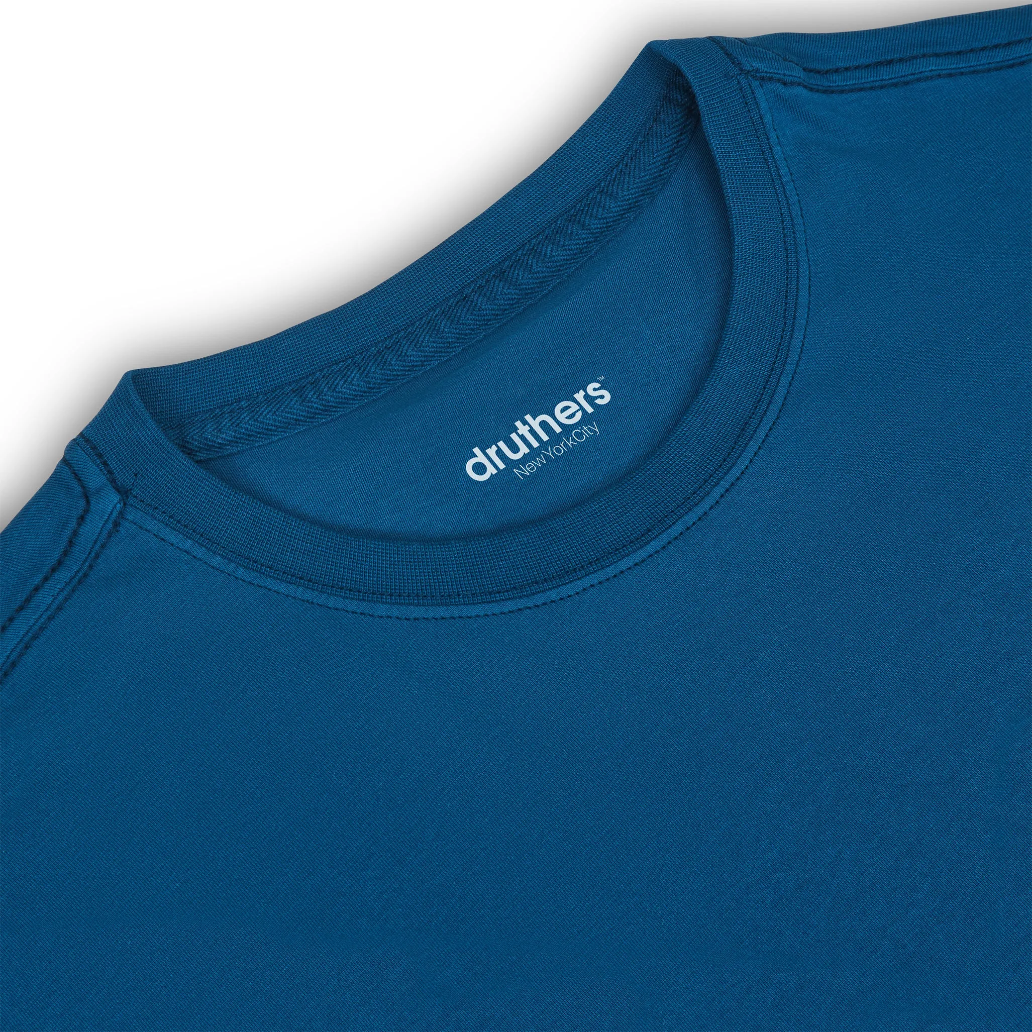 Classic Organic Cotton T-Shirt - Dusty Indigo
