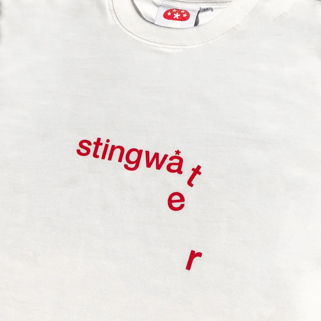 Classic Stingwater Melting Logo T-Shirt White