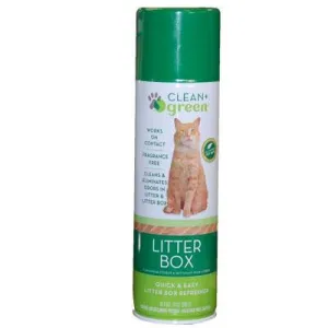 Clean   Green Litter Box Refresher Odour Remover 14 OZ