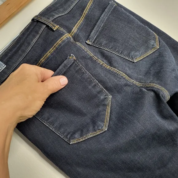 COPY - L'AGENCE Size 24 Women's High Rise Skinny Margot Dark Wash Prime Blue Je…