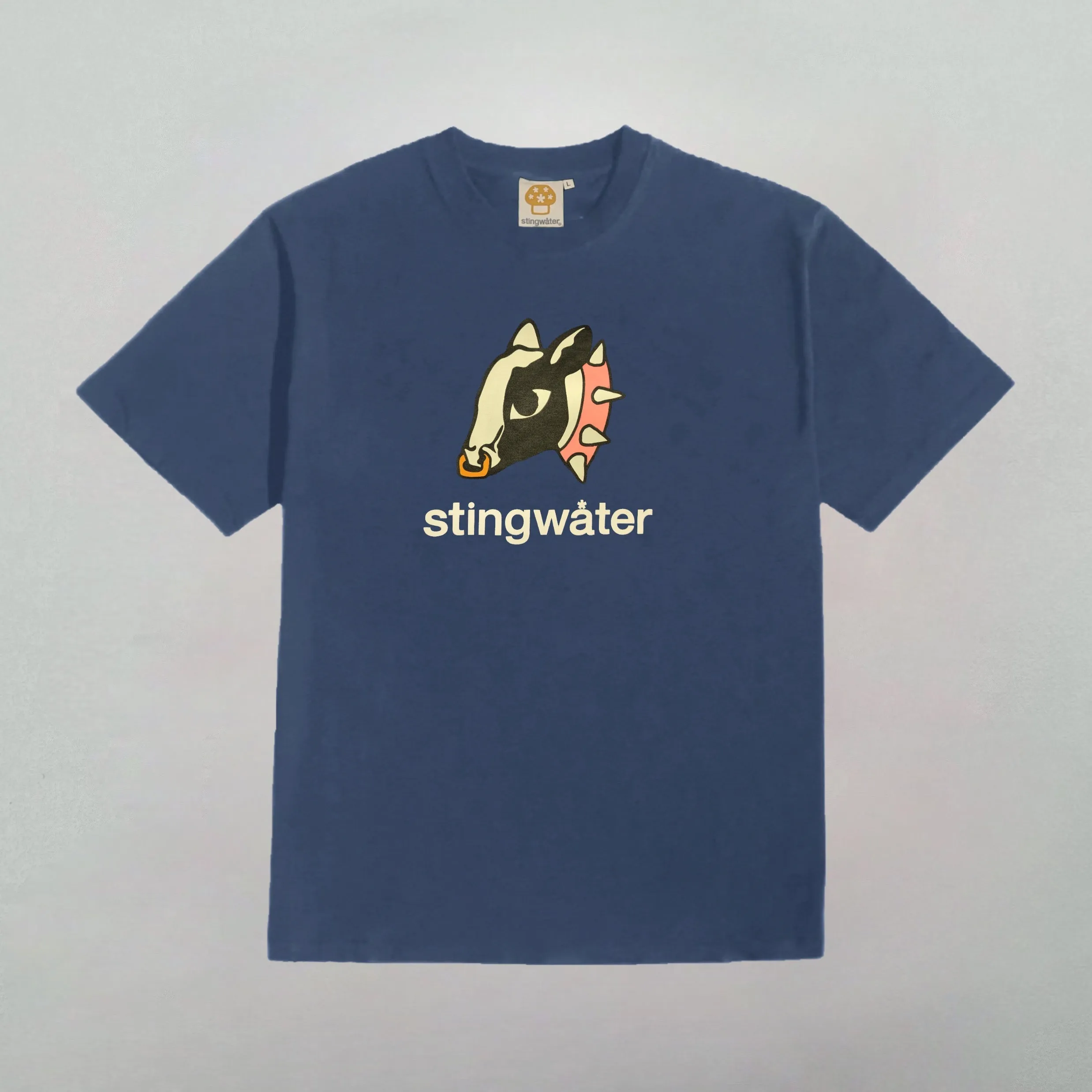 Cow Head T-Shirt Navy