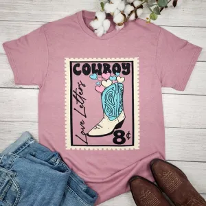Cowboy Stamp Love Letters