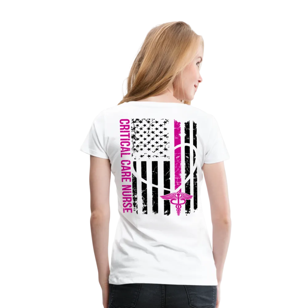 Critical Care Nurse Women’s Premium T-Shirt (CK1838)