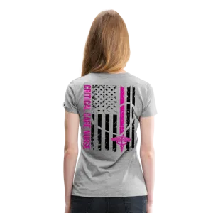 Critical Care Nurse Women’s Premium T-Shirt (CK1838)