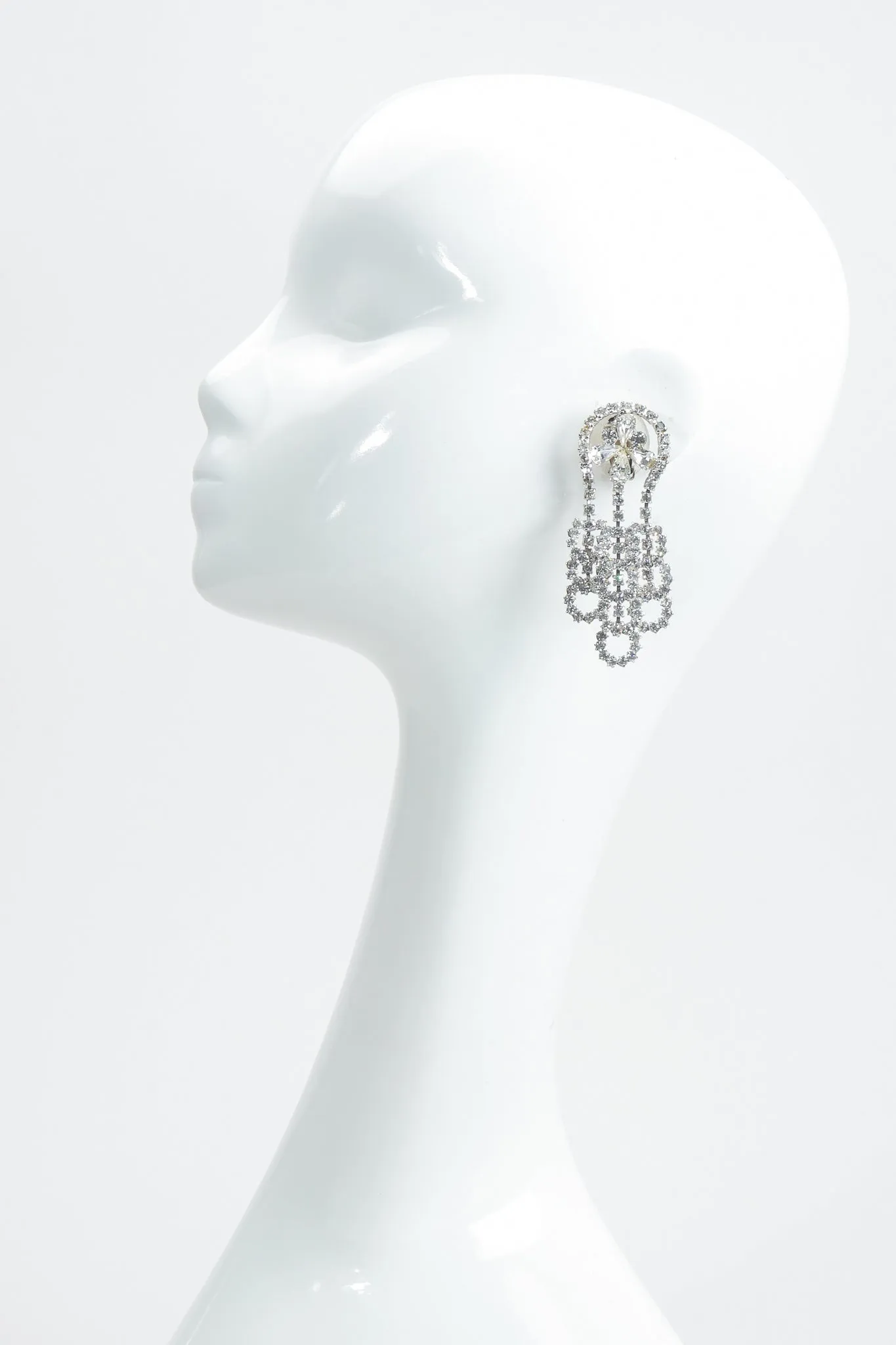 Crystal Bubble Fringe Earrings
