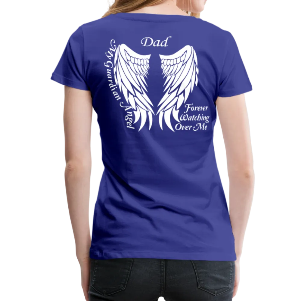 Dad Guardian Angel Women’s Premium T-Shirt (CK3563)