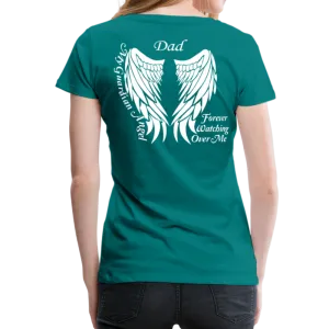 Dad Guardian Angel Women’s Premium T-Shirt (CK3563)