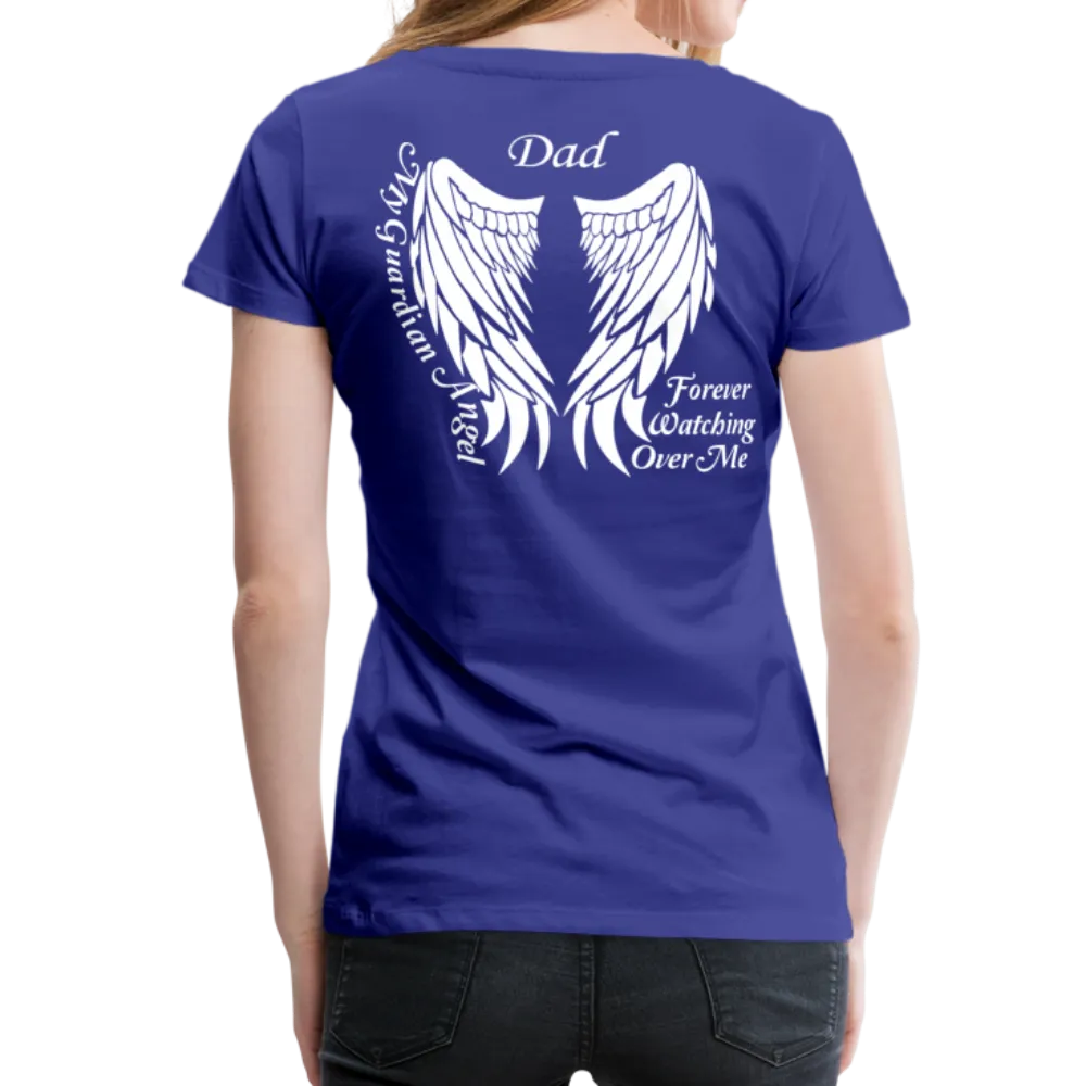 Dad Guardian Angel Women’s Premium T-Shirt (CK3563)