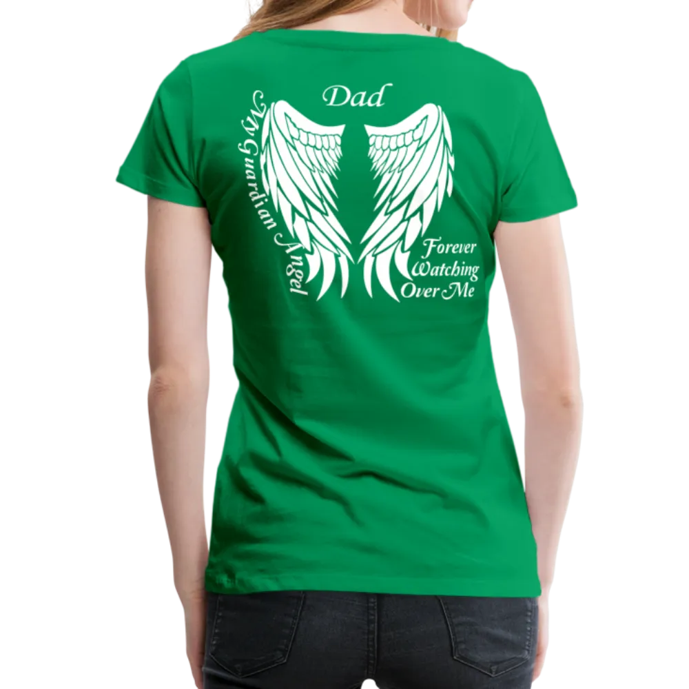 Dad Guardian Angel Women’s Premium T-Shirt (CK3563)
