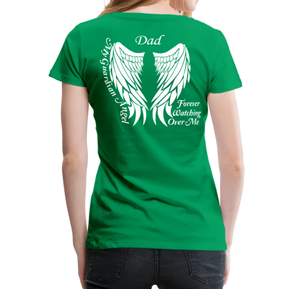 Dad Guardian Angel Women’s Premium T-Shirt (CK3563)
