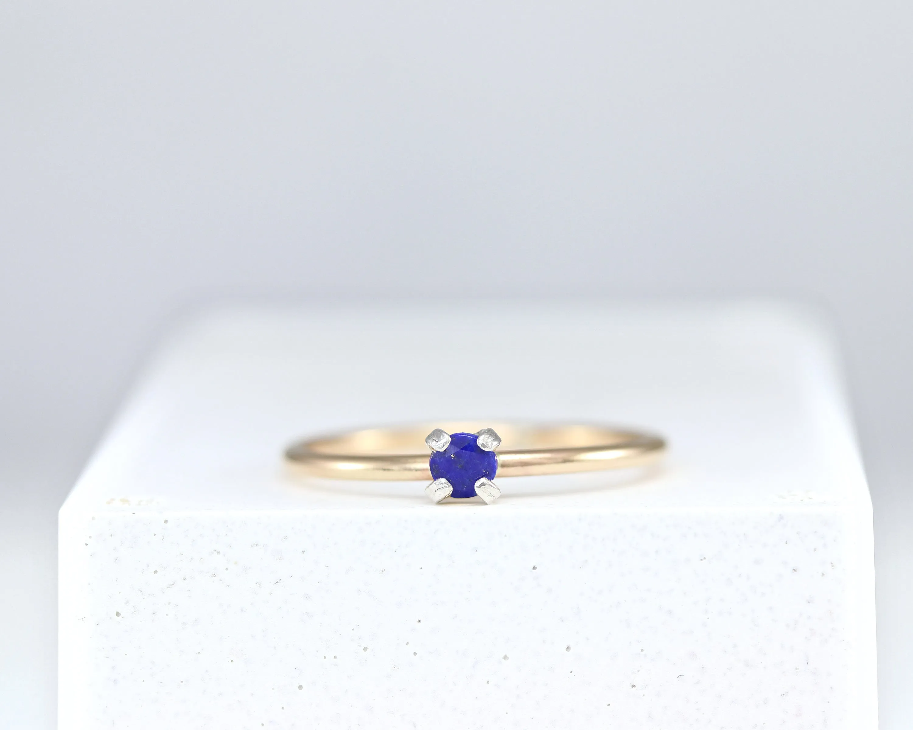 Dainty Lapis Lazuli Ring