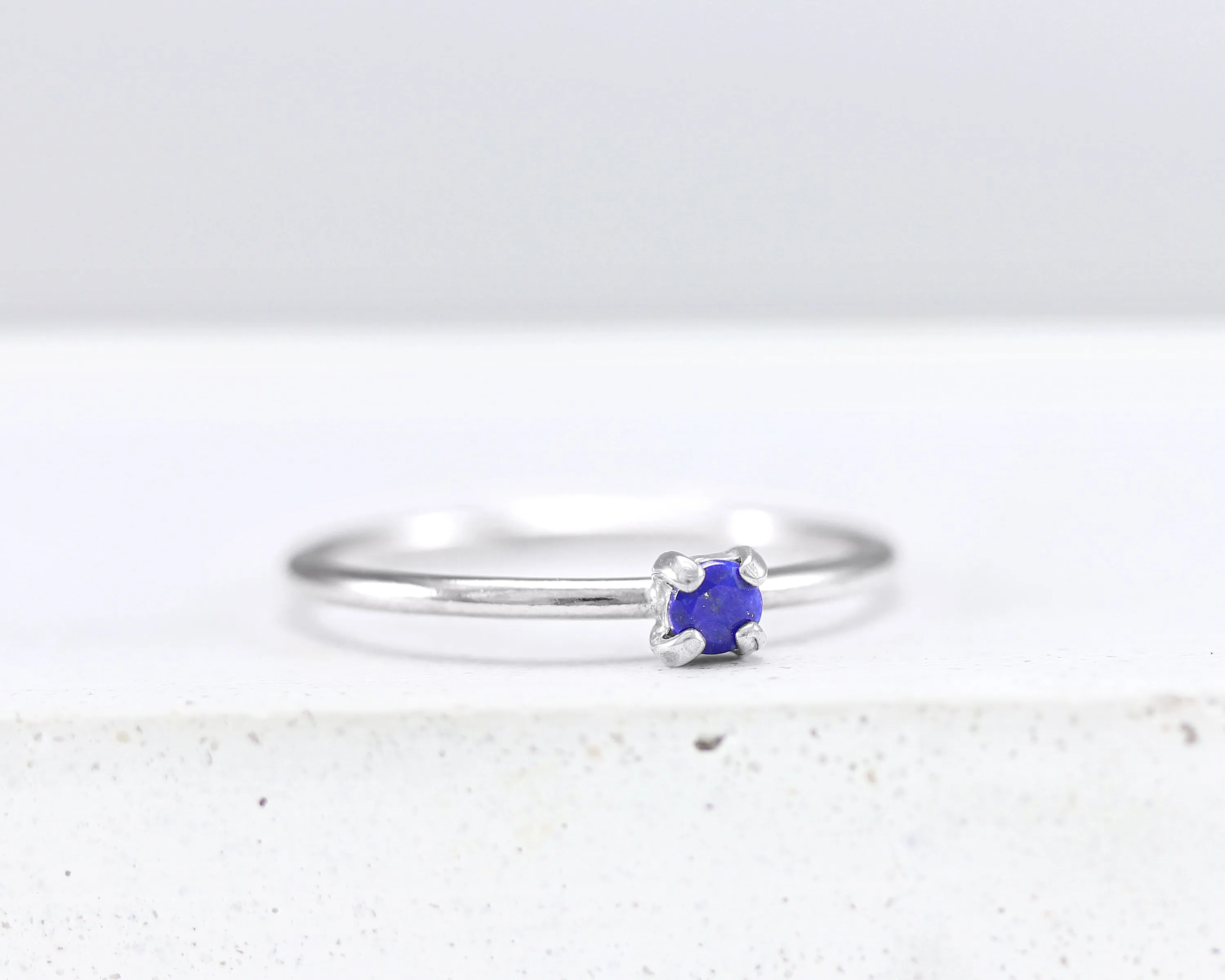 Dainty Lapis Lazuli Ring