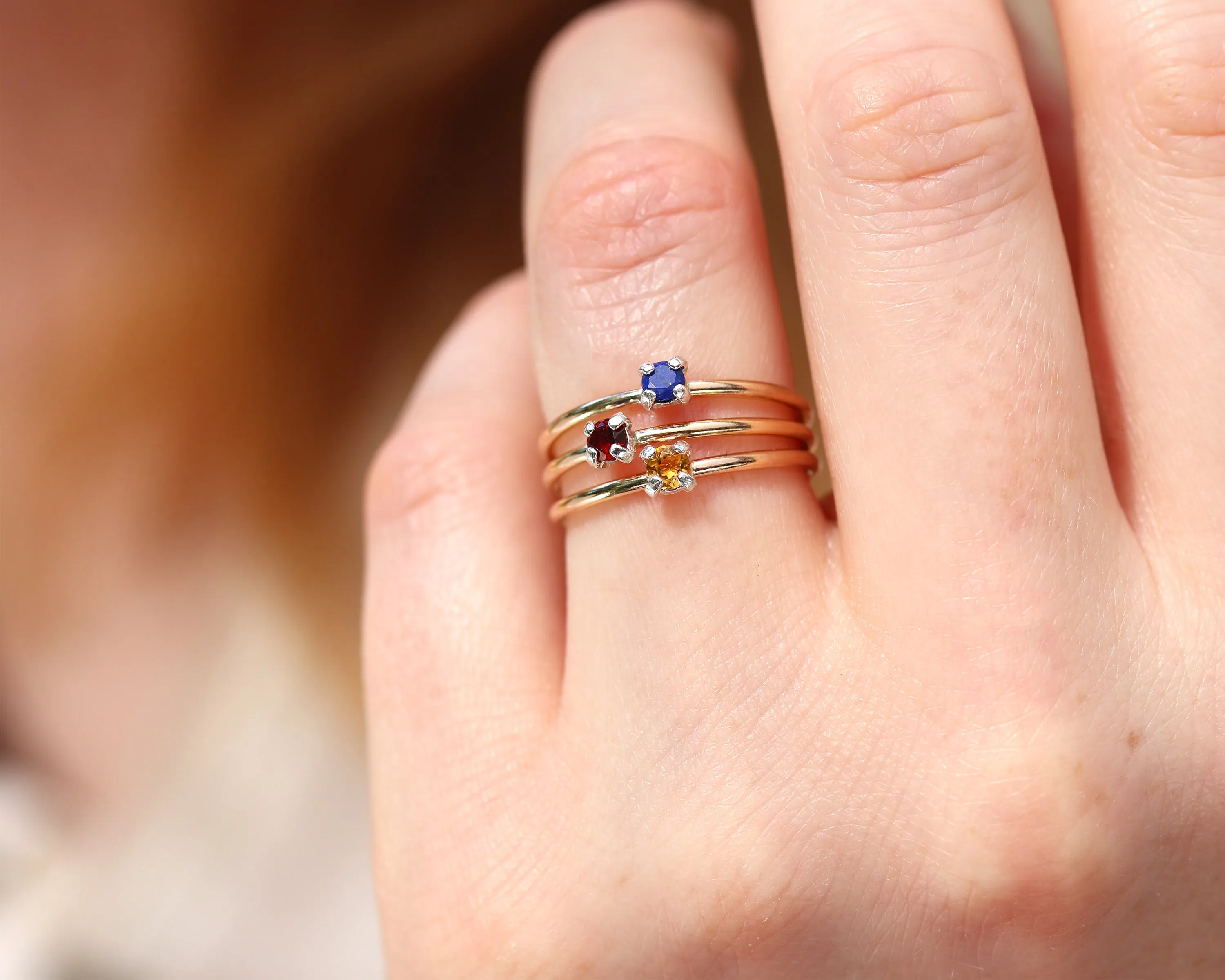 Dainty Lapis Lazuli Ring