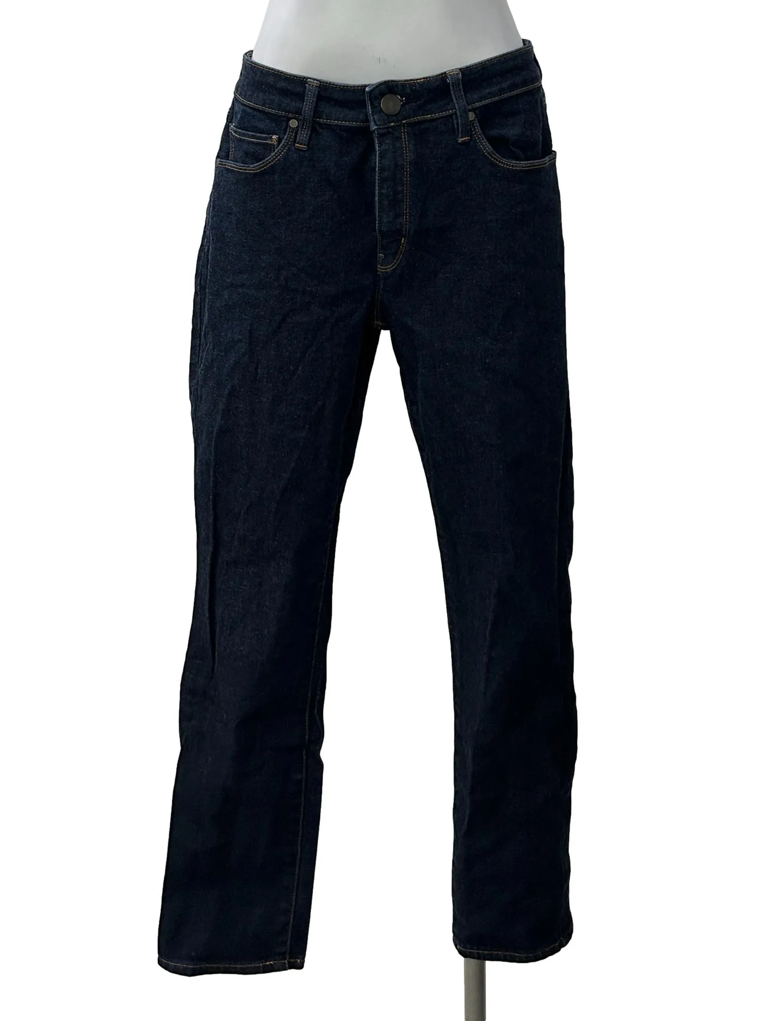 Dark Indigo Slim Straight Jeans