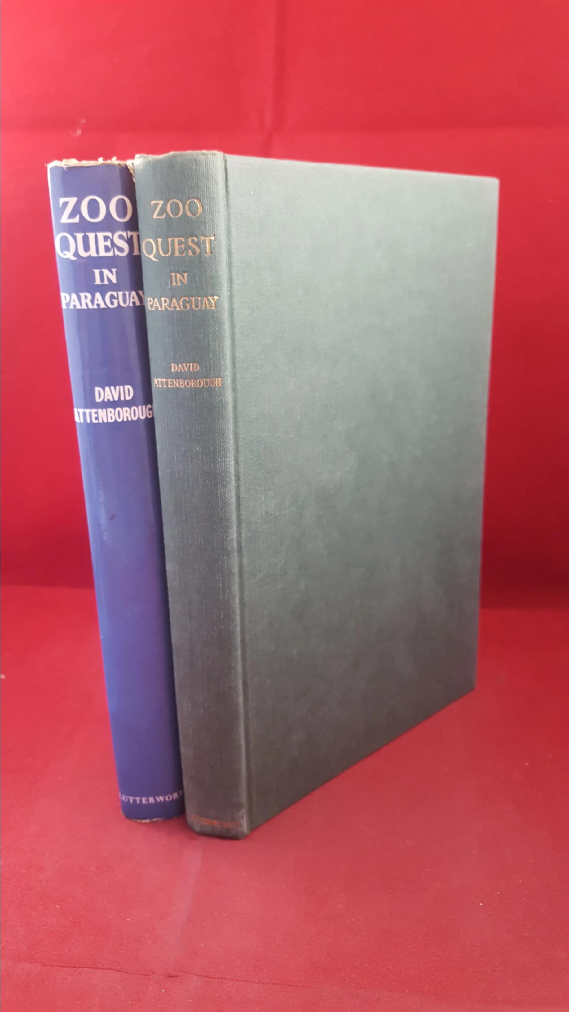 David Attenborough - Zoo Quest In Paraguay - 1959 & Quest - 1963, First Editions