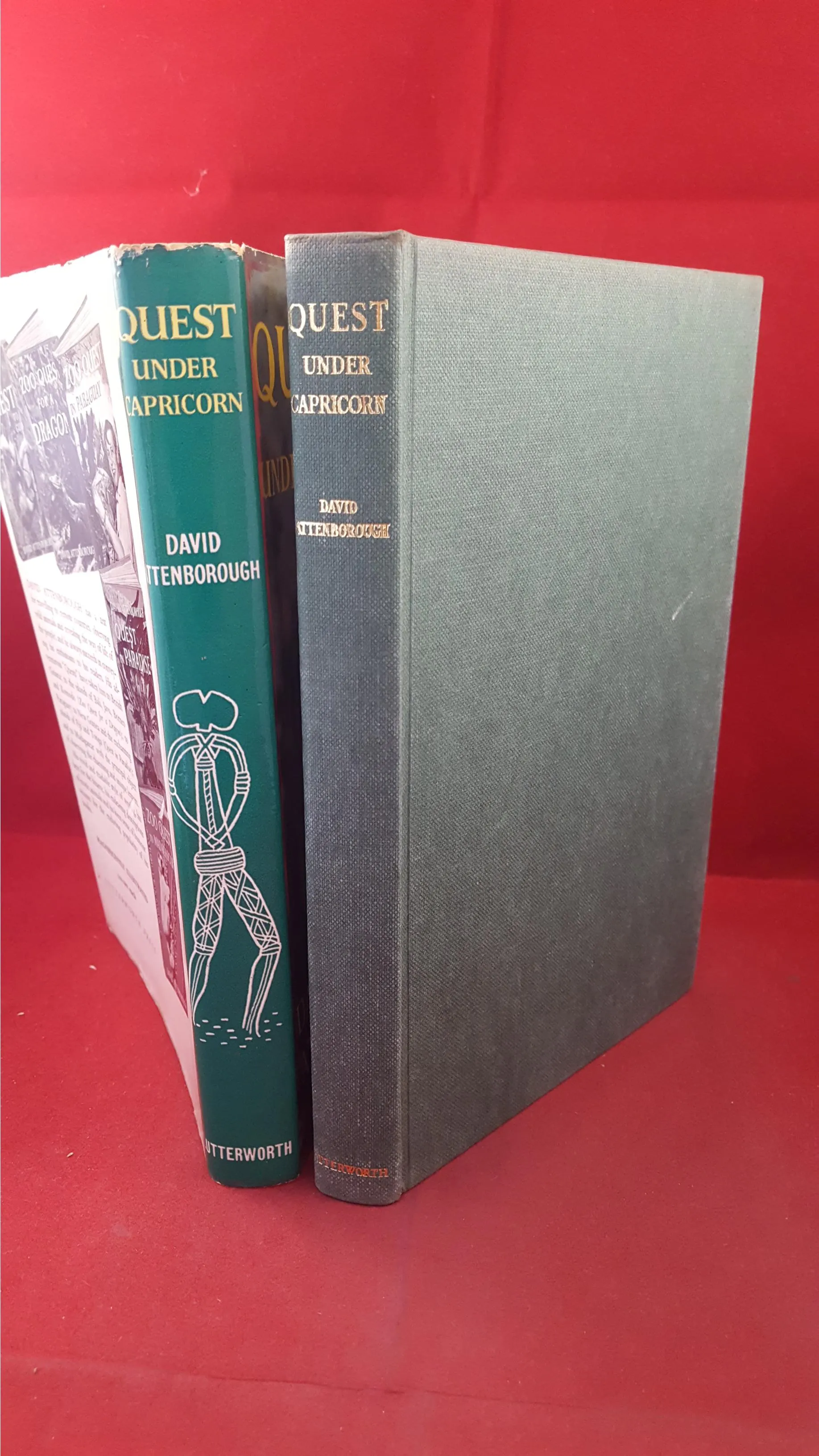 David Attenborough - Zoo Quest In Paraguay - 1959 & Quest - 1963, First Editions