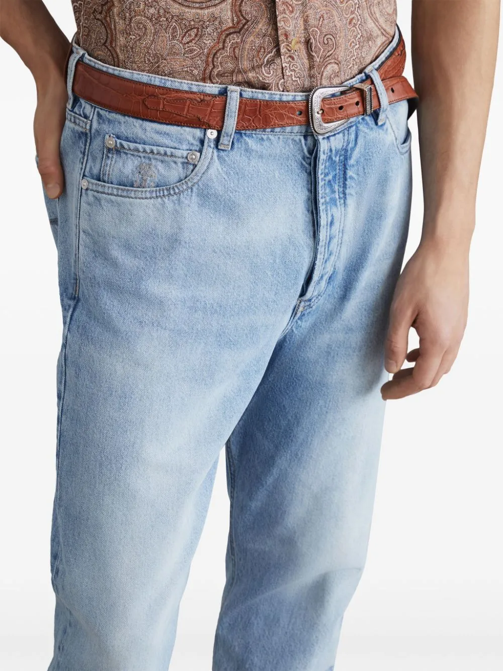 Denim cotton jeans