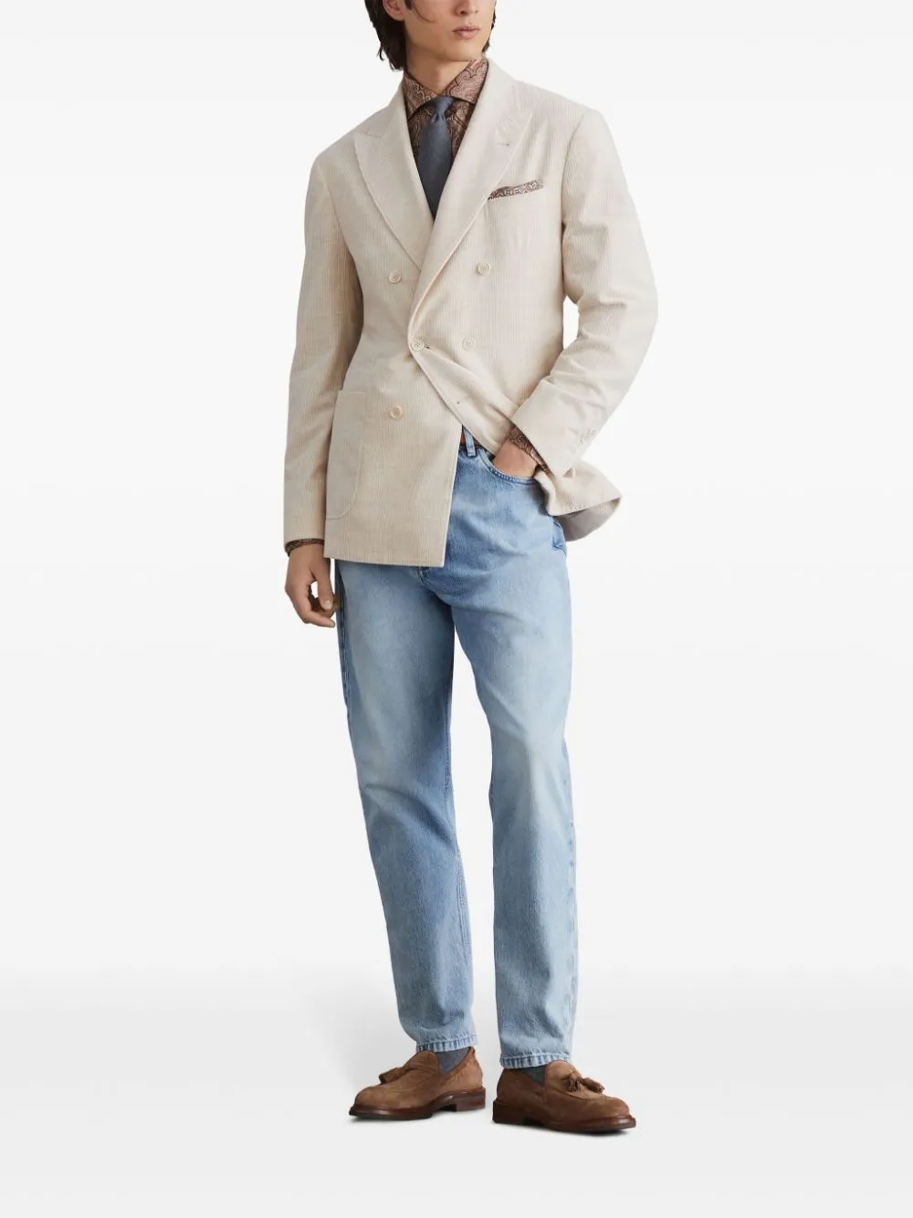 Denim cotton jeans