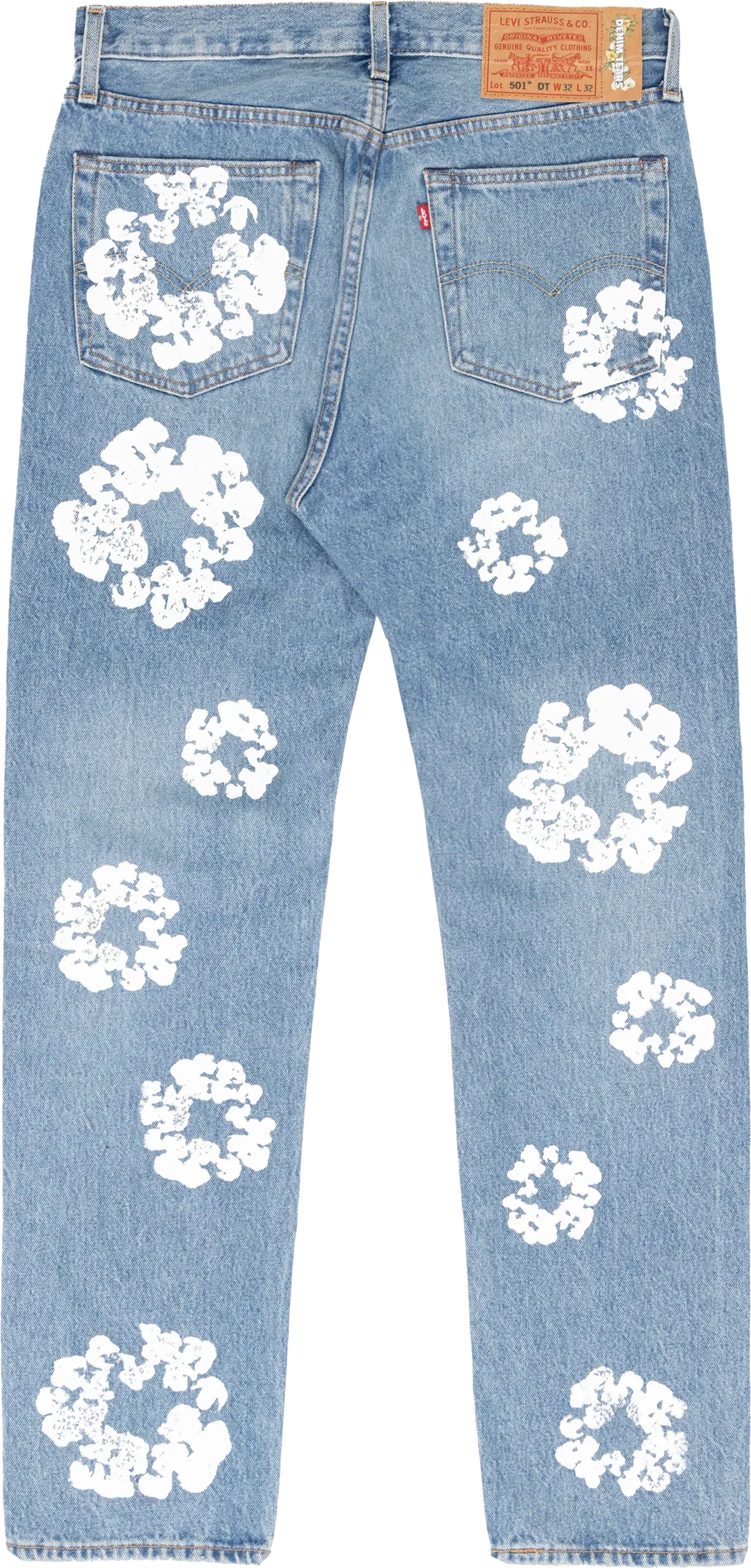 Denim Tears "The Cotton Wreath" Jeans Light Wash