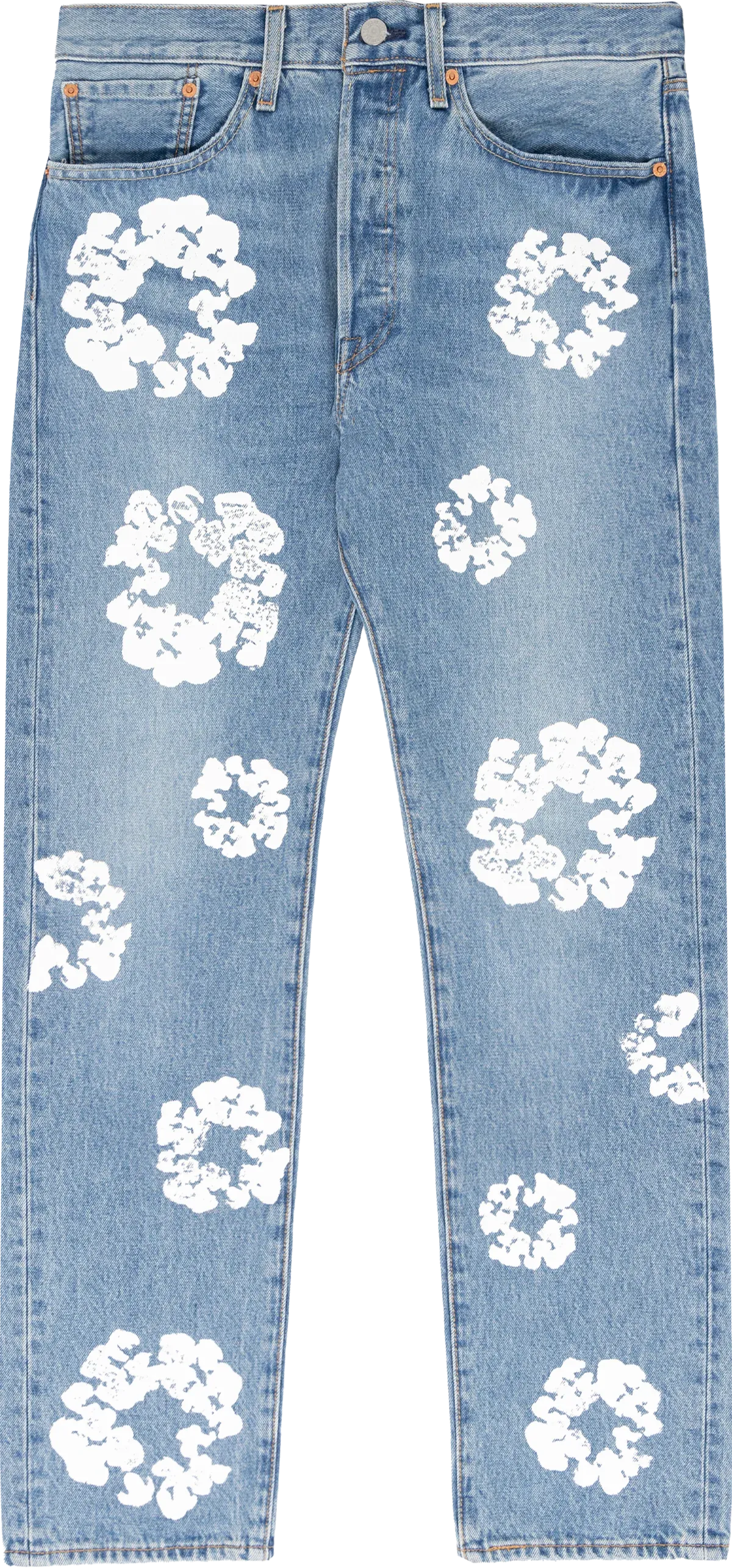 Denim Tears "The Cotton Wreath" Jeans Light Wash