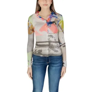 Desigual Women's Classic Pink Print Long Shirt