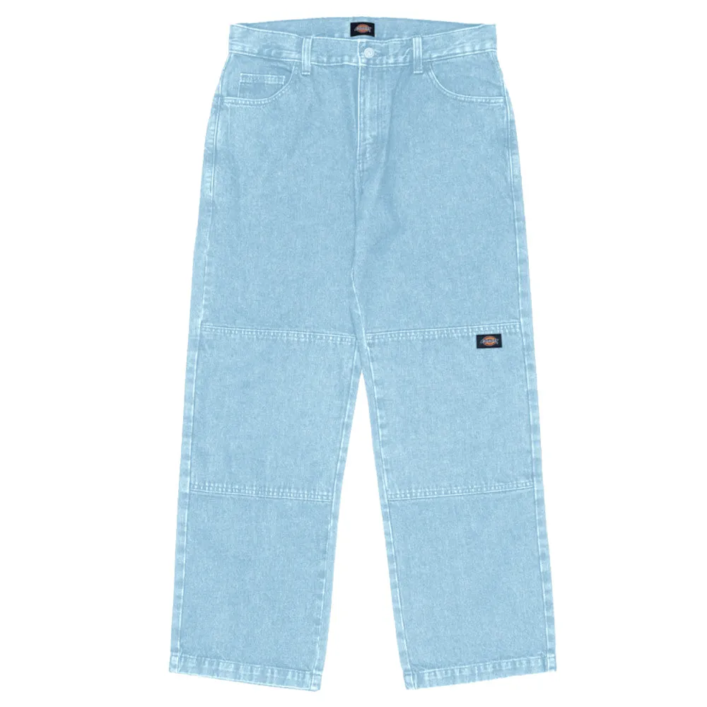 Dickies - 85-283 Double Knee Loose Fit Denim Jeans Light Indigo