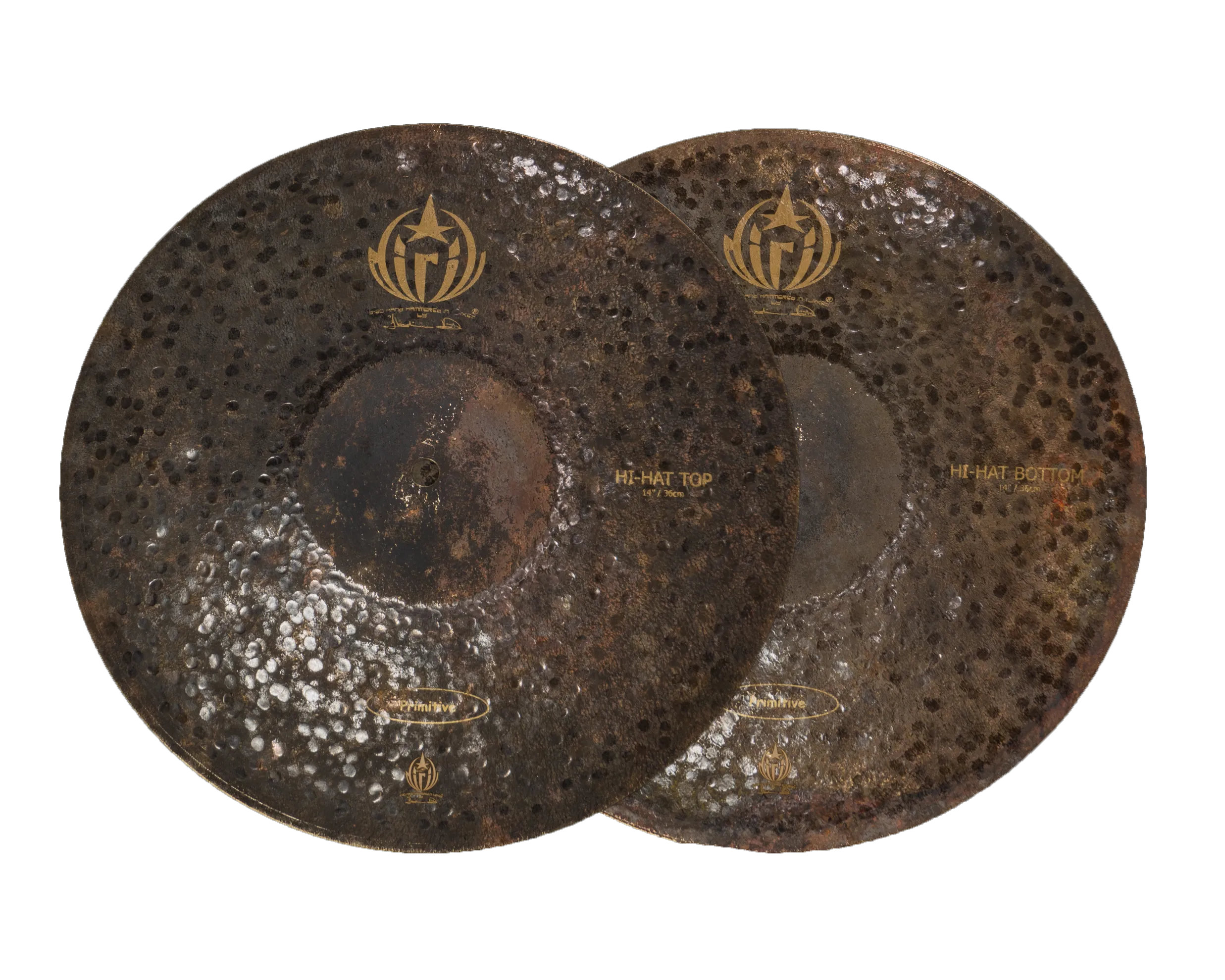 Diril Primitive 15" Hi hats T-940g B-1150g