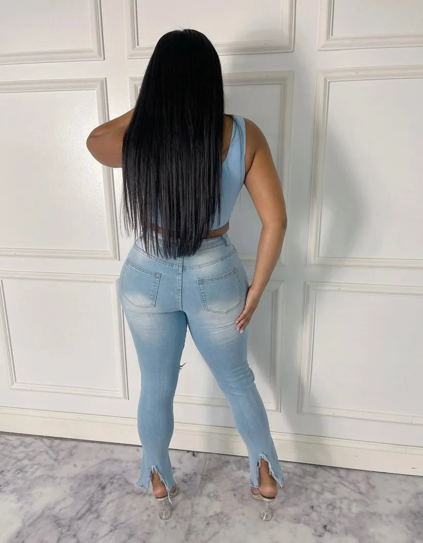 Distressed Jeans