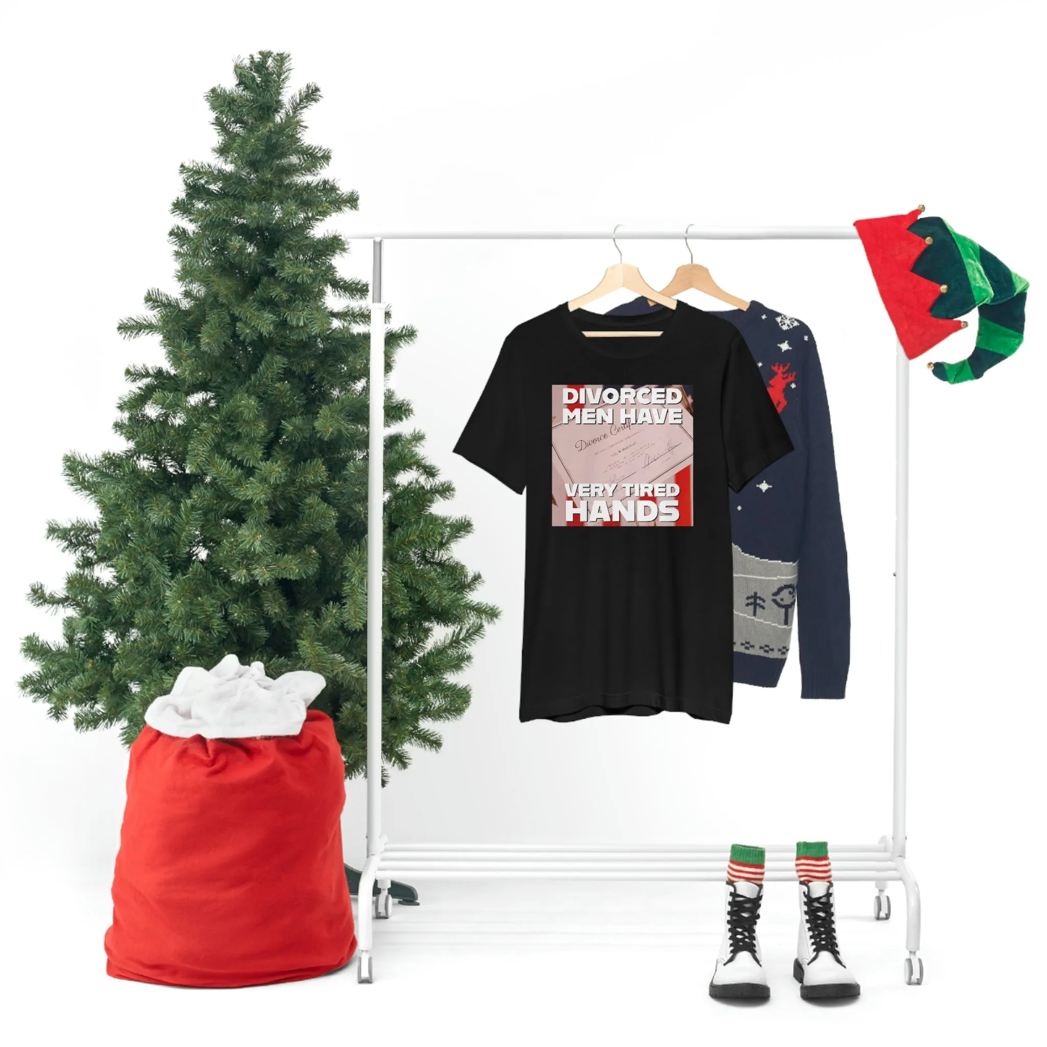 Divorced Men Have Very Tired Hands Short Sleeve Tee