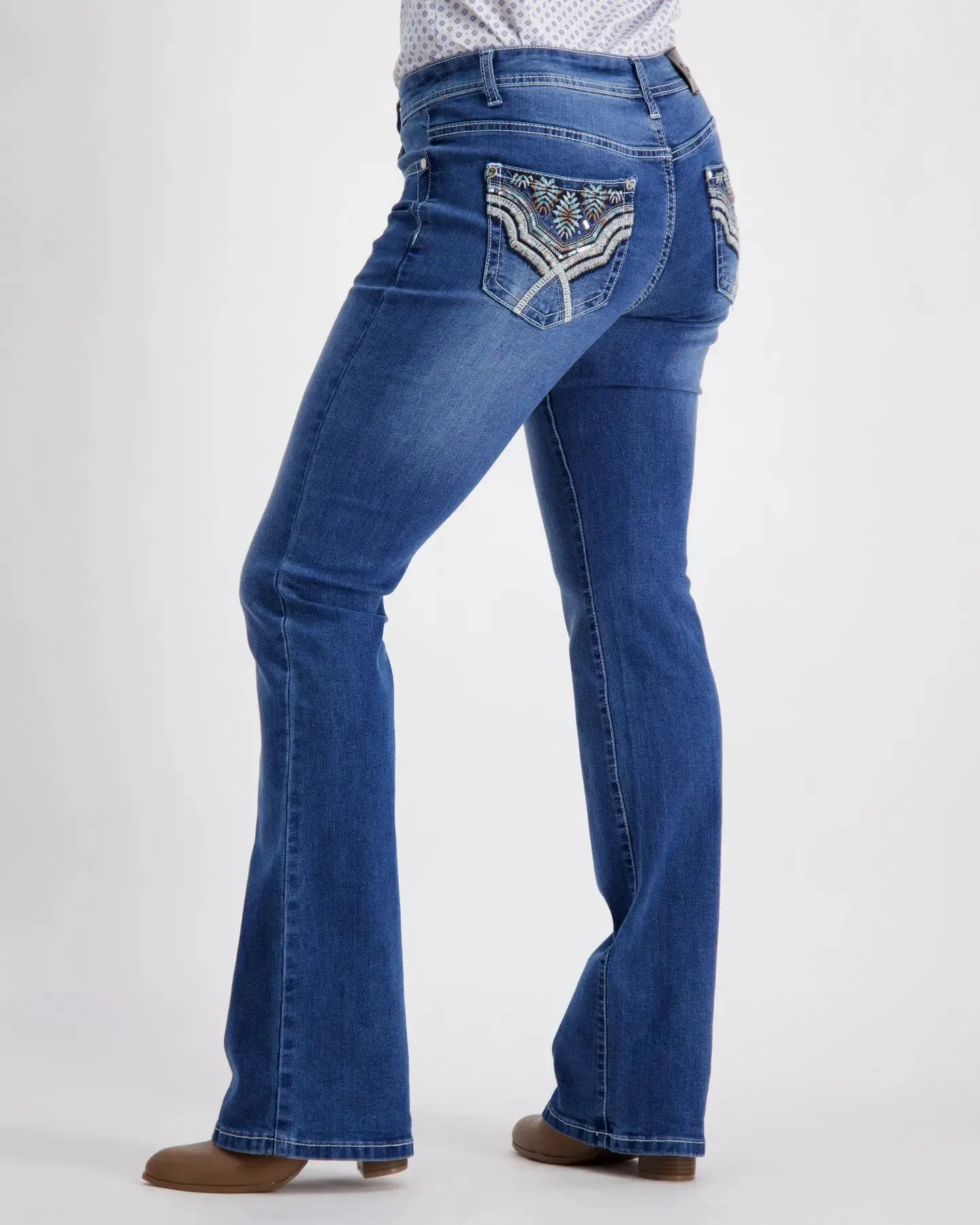 Dixie Boot-Cut Western Jeans