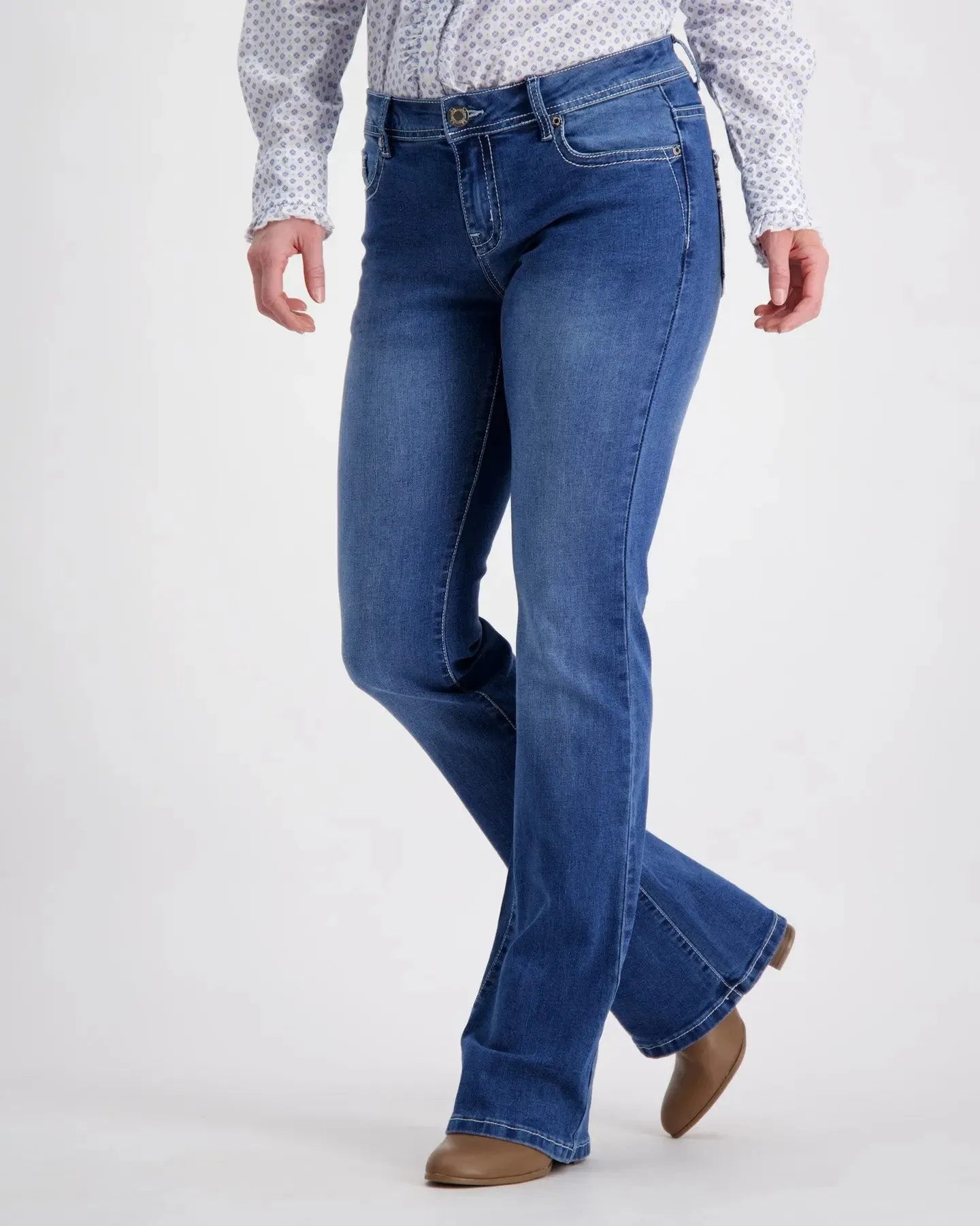 Dixie Boot-Cut Western Jeans