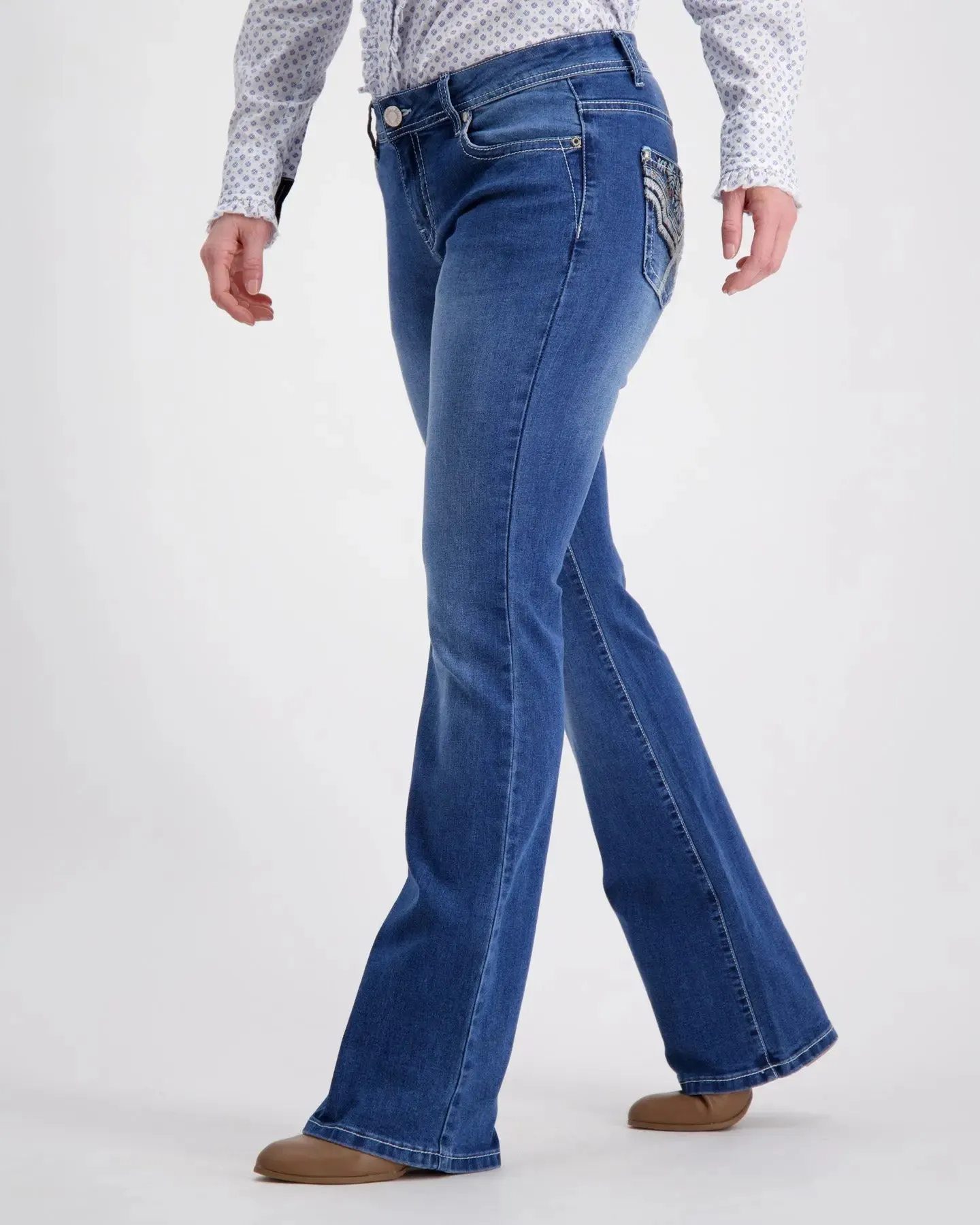 Dixie Boot-Cut Western Jeans