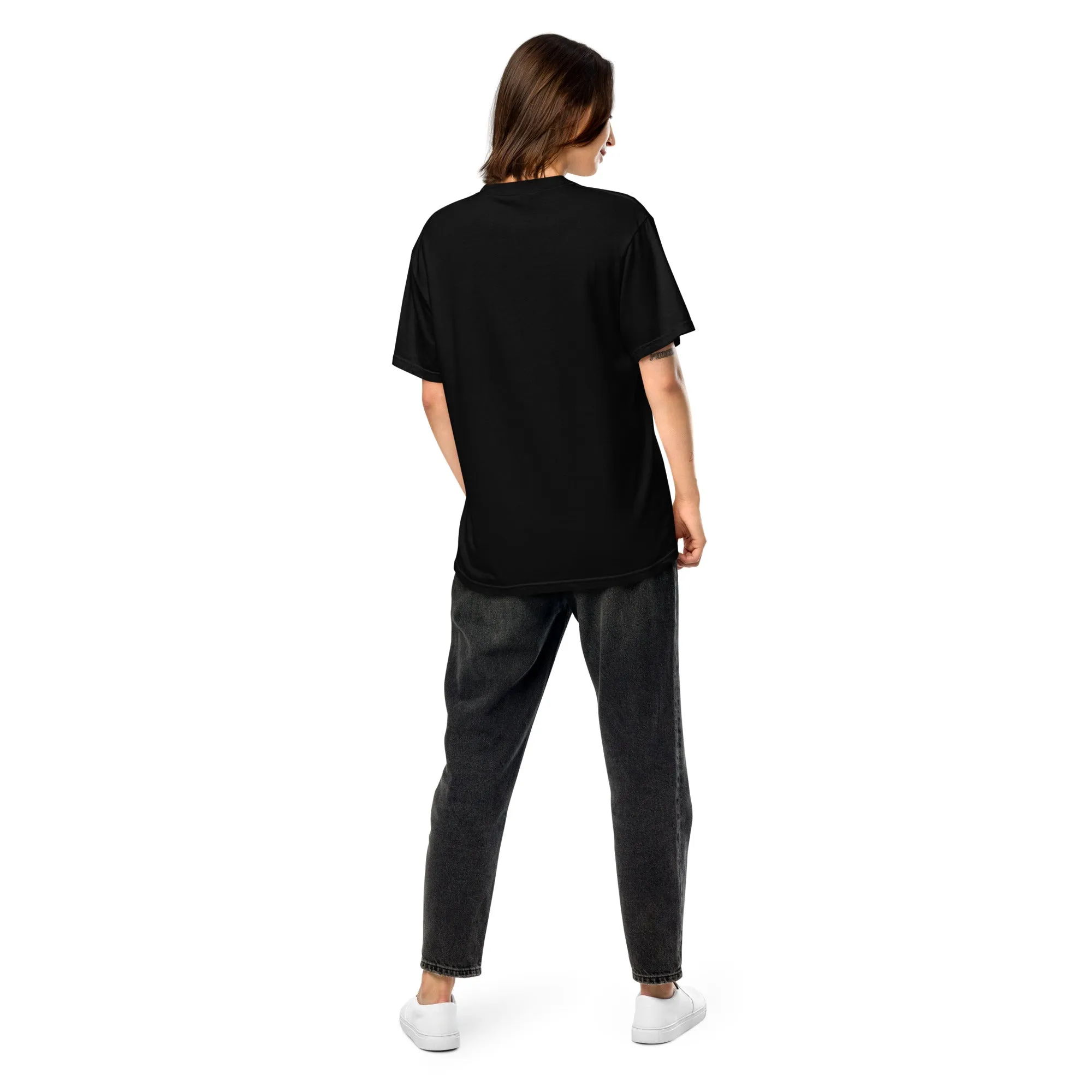 Docka Records Unisex Garment-dyed Heavyweight Embroidered T-shirt