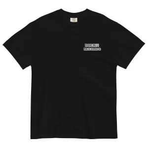 Docka Records Unisex Garment-dyed Heavyweight Embroidered T-shirt
