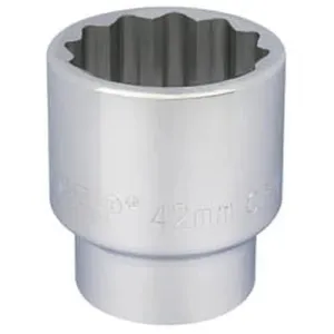 Draper 16705 12 Point Socket, 3/4" Sq. Dr., 42Mm Dr-16705