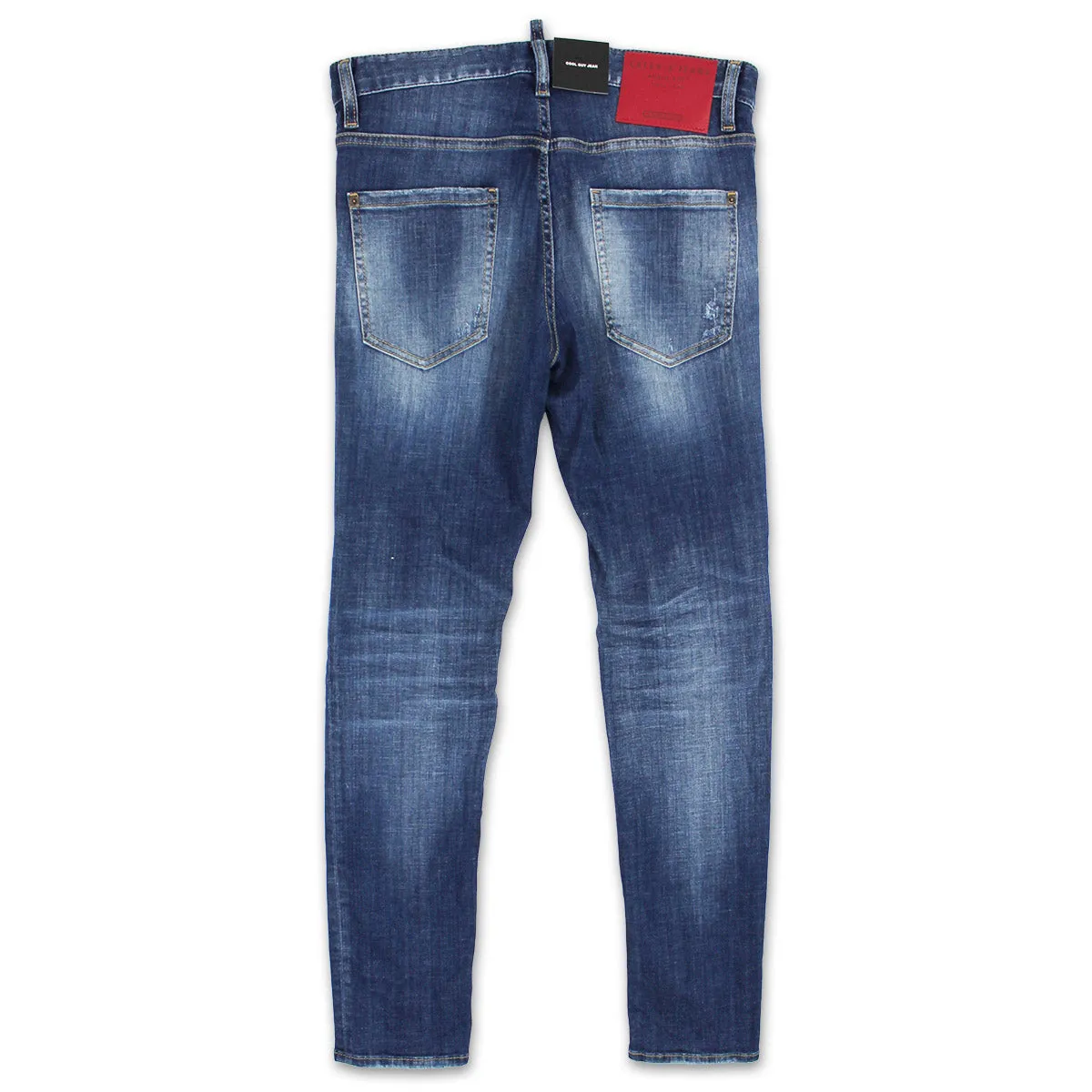 DSQUARED2 - Distressed Light Wash Cool Guy Jeans in Blue