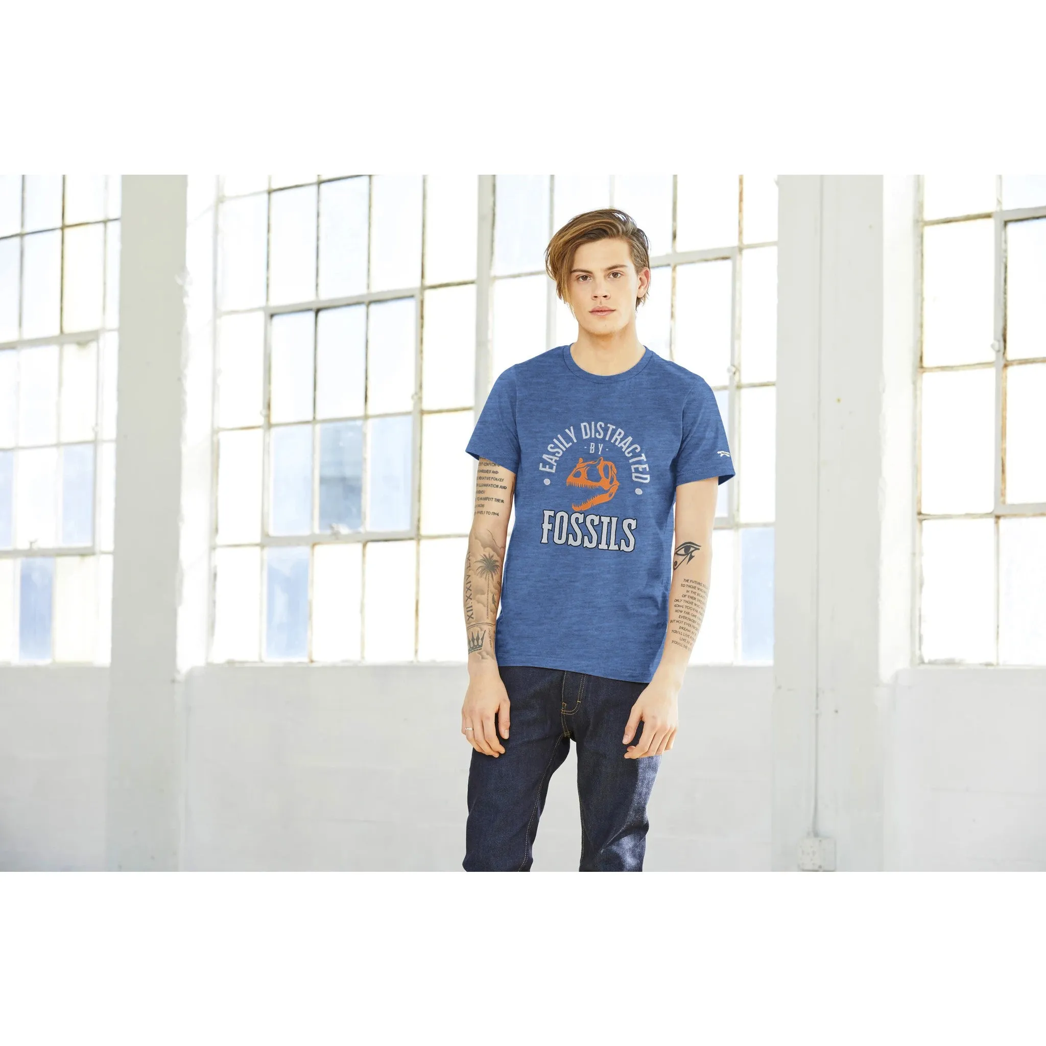 Easily distracted by Fossils - Premium Unisex T-Shirt