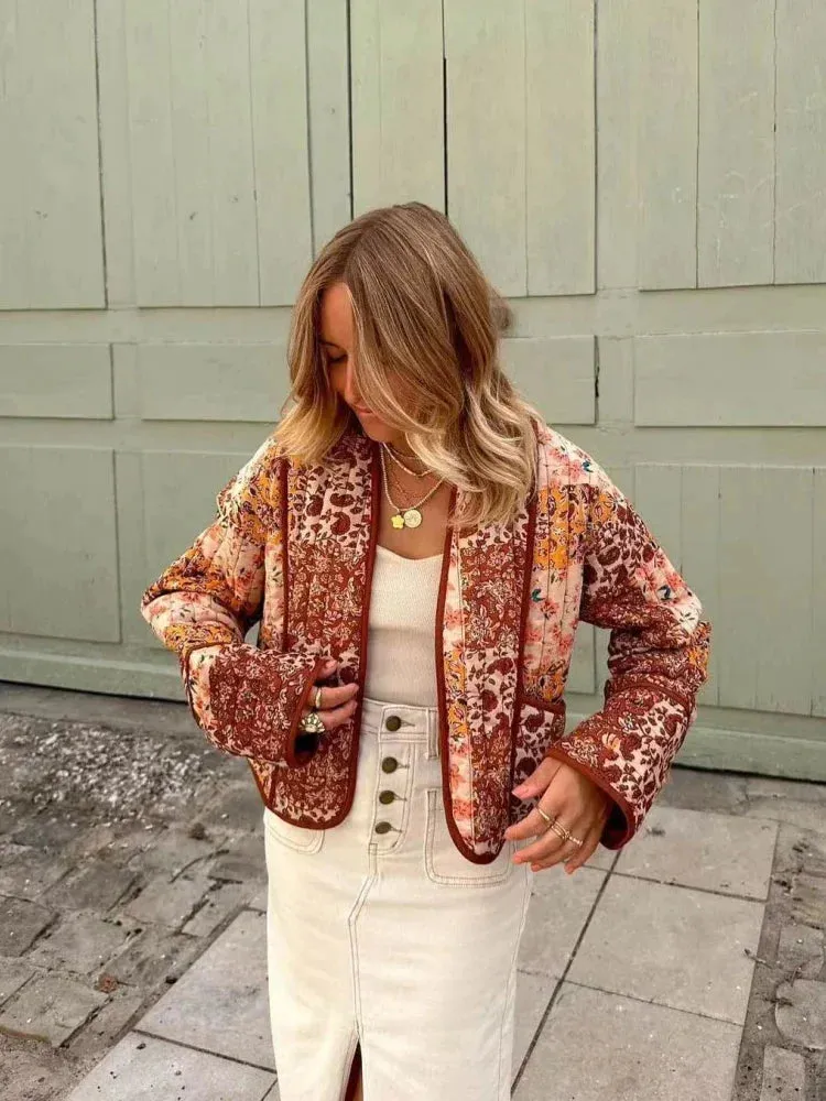 Emily - Schicke und Stilvolle Weiche Karierte Vintage Winterjacke für Damen