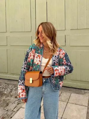Emily - Schicke und Stilvolle Weiche Karierte Vintage Winterjacke für Damen